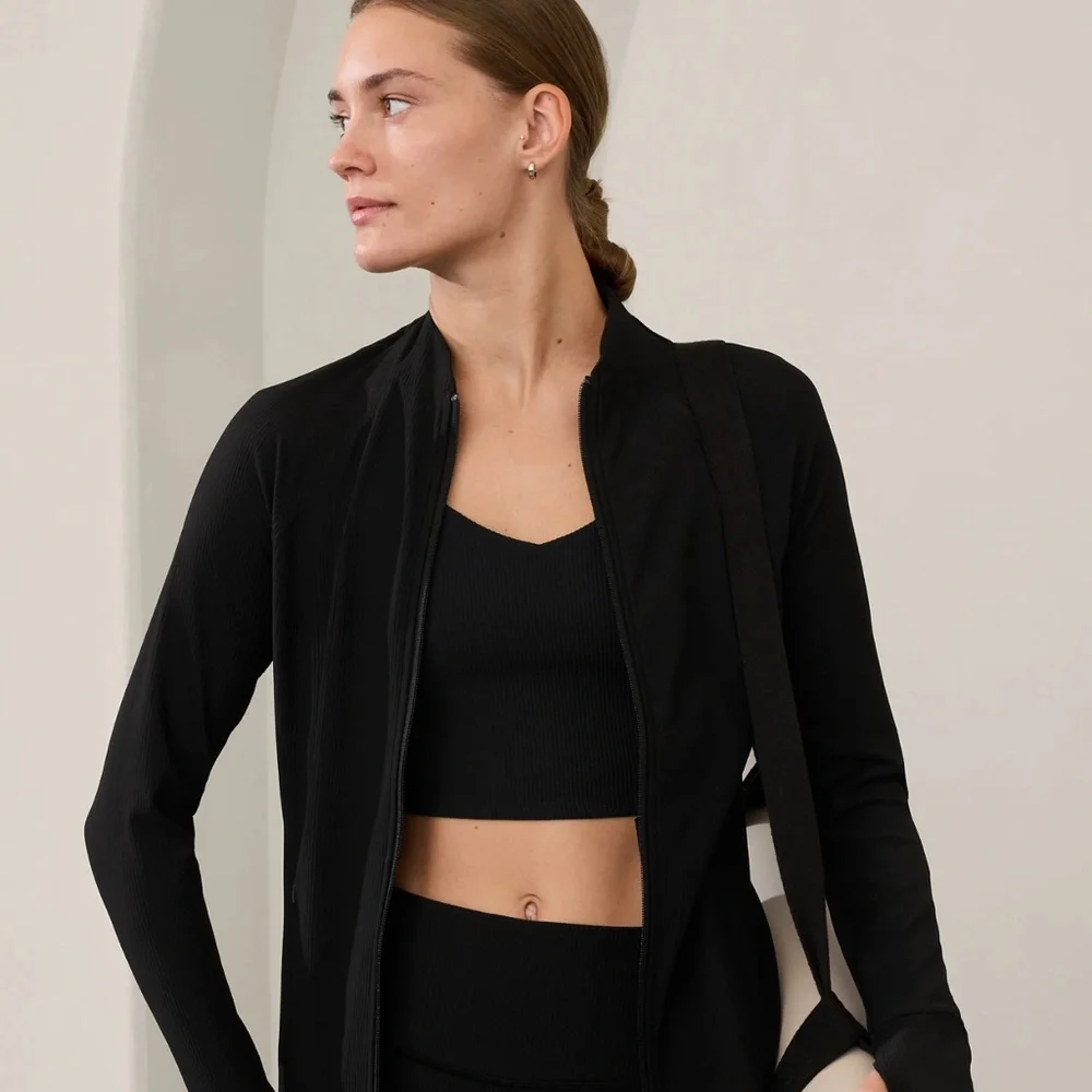Athleta Salutation Ribb Jacket - Picture 1 of 7